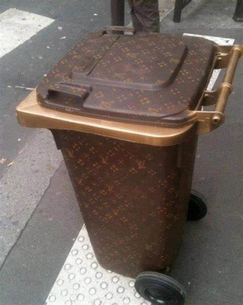 louis vuitton garbage bin